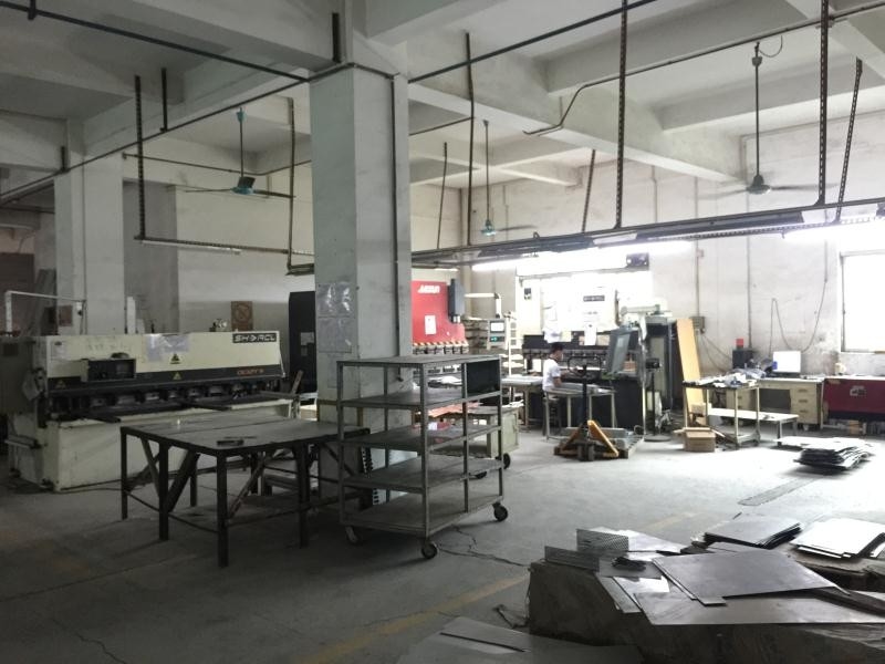 Guangzhou Ansheng Display Shelves Co.,Ltd linea di produzione del produttore