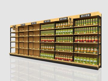 Dispositivi dell'esposizione del supermercato del metallo della catena di negozi/scaffalatura drogheria della gondola per l'alimento